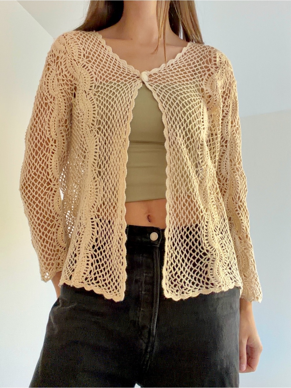 Vintage // crochet cardigan